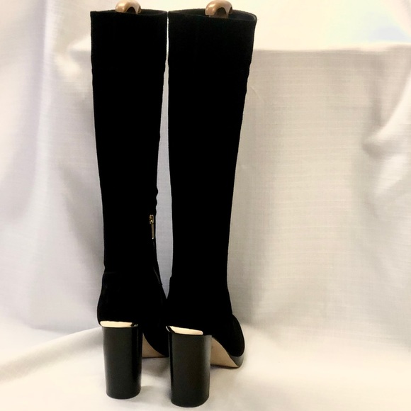Sexy MICHAEL Michael KORS Regina Suede Platform Knee High Boots MMK 11 - Picture 7 of 16